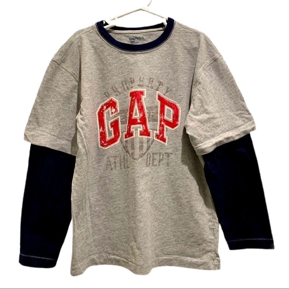 Gap kids long sleeve soft athletic shirt M (8)